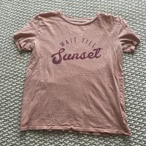 Wait Till Sunset Pink Top